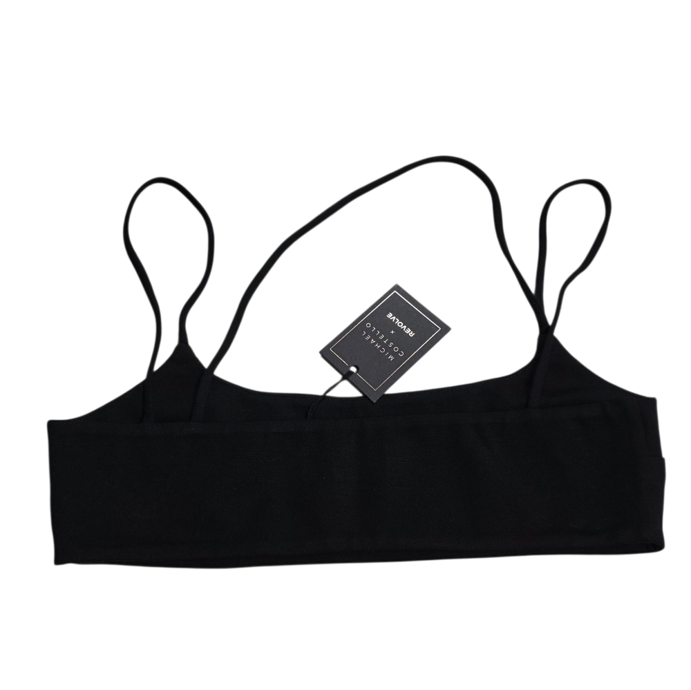 MICHAEL COSTELLOAmira Crop Top In Black - Picture 4 of 13
